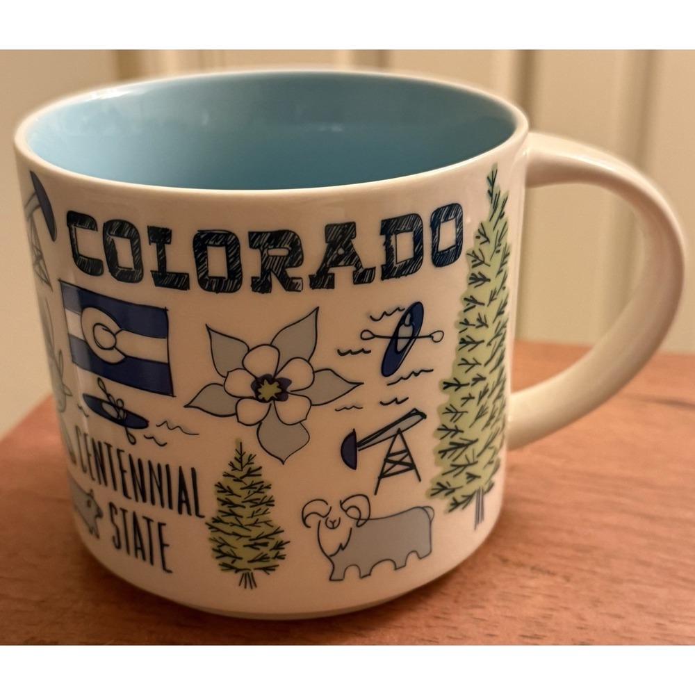STARBUCKS Colorado Mug Been There Series Collection 14 oz. Centennial State